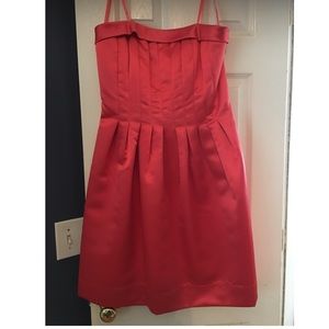 NWT Max and Cleo 10 Burnt Pink Strapless Dress
